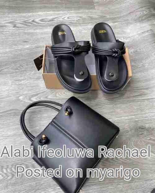 Combo bag and slippers for ladies